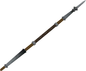 Medieval Spear3 D Model PNG Image