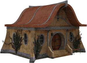 Cottage, Fairy, Ivy, House, Fantasy, Window, Door - Casa De Campo Png, Transparent Png PNG image with transparent background
