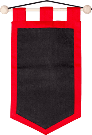 Pointed Satin-back Standard - Medieval Banner, HD Png Download PNG image with transparent background