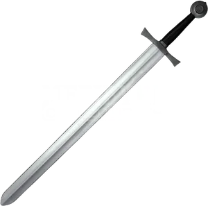 Medieval Sword Black Background PNG Image