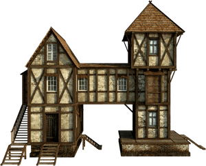House Clip Art - Medieval Transparent Png, Png Download PNG with transparent background