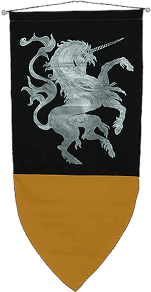 Rampant Unicorn Ed From - Medieval Banner Green Unicorn, HD Png Download PNG image with transparent background