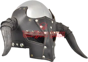 Medieval Viking Helmetwith Horns PNG Image