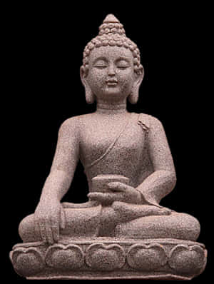 Meditating Buddha Statue PNG image with transparent background