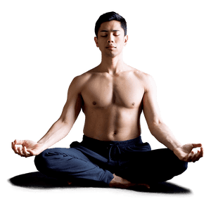 Meditation and Yoga Fusion PNG njd75 PNG