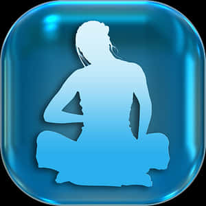 Meditation App Icon PNG image with transparent background