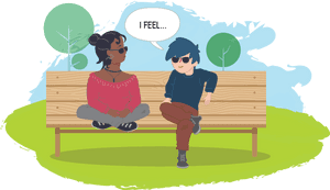 Transparent People Sitting On Bench Png - Expressing Your Feelings, Png Download PNG image with transparent background