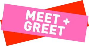 Meet And Greet Banner PNG Image