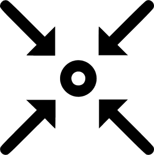 Meeting Icon Directional Arrows PNG with transparent background