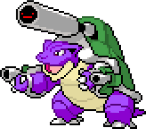 Mega Blastoise Pixel Art, HD Png Download PNG image with transparent background