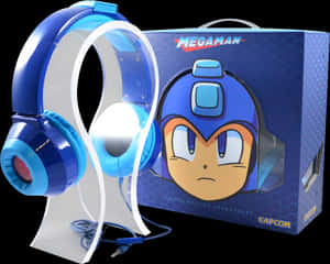 Mega Man Limited Edition Headphones PNG image with transparent background