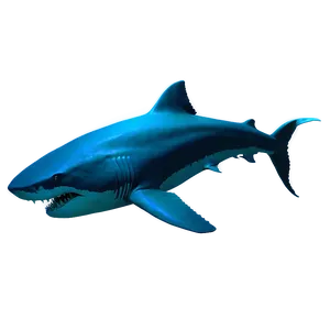 Megalodon Swimming Silhouette Png 59 PNG Image