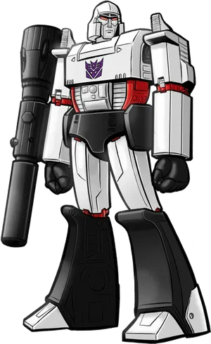 Megatron Decepticon Leader Transformers PNG Image