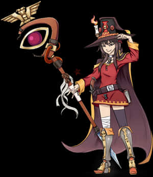 Megumin Warhammer, HD Png Download PNG image with transparent background