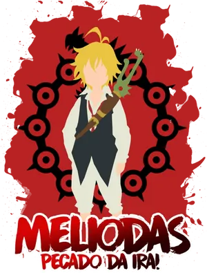 Meliodas Dragon Sinof Wrath PNG Image