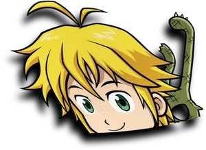 Meliodas Smile Seven Deadly Sins PNG Image