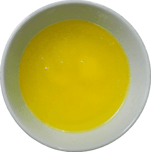 Melted Butterin White Bowl PNG image with transparent background