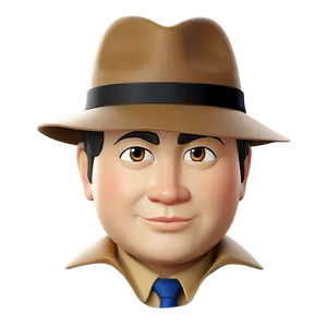 Memoji In Detective Hat Png Fhx4 PNG Image