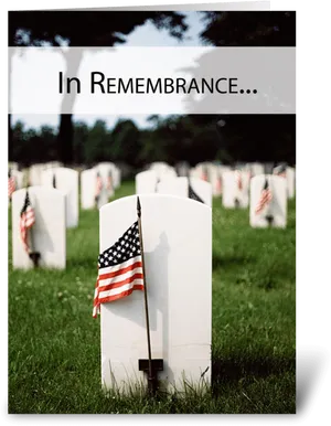 Memorial Day Remembrance Gravesite PNG Image