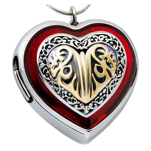 Memorial Heart Locket Png 86 PNG Image