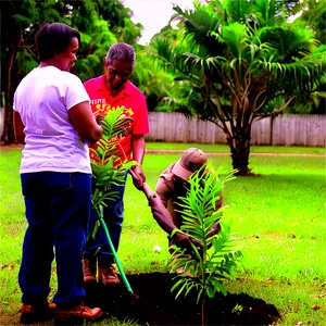 Memorial Tree Planting Png 06252024 PNG Image