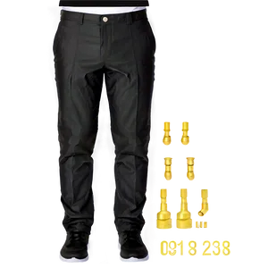 Men's Black Pants Png Xjf PNG Image