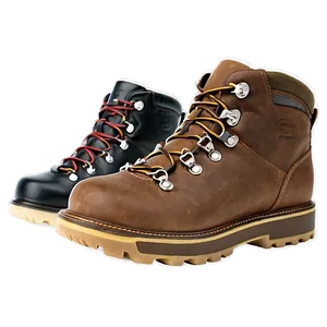 Men's Hiking Boot Collection Png 06282024 PNG Image