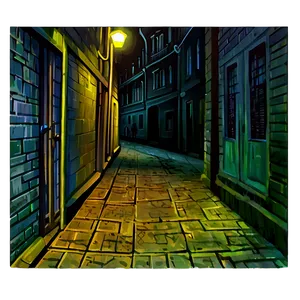 Menacing Dark Alley Png 06252024 PNG Image