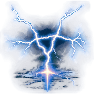 Menacing Lightning Strike PNG 74 PNG with transparent background
