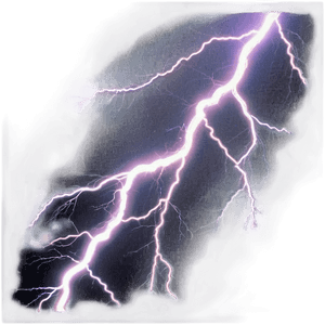 Menacing Lightning Strike PNG rhh61 PNG with transparent background