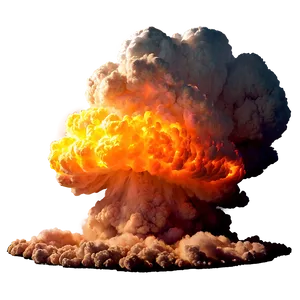 Menacing Nuclear Explosion Png Adi PNG Image