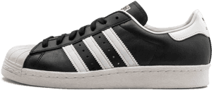 Men's Adidas Superstar 80s - Zapatillas Adidas Superstar Negras Con Blanco, HD Png Download PNG image with transparent background