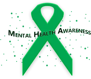 Mental Health Awareness Ribbon PNG Image
