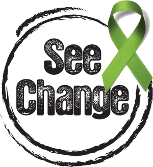Mental Health Awareness Ribbon Logo PNG image with transparent background