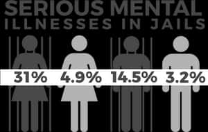 Mental Illness In Jail, HD Png Download PNG