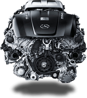 Amg V8 Engine - Mercedes Amg Gtr Motor, HD Png Download PNG image with transparent background