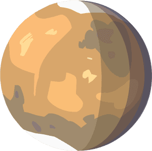 Mars Planet Png - Mercury Planet Cartoon Png, Transparent Png PNG with transparent background