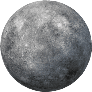 Mercury Planet Surface Texture PNG