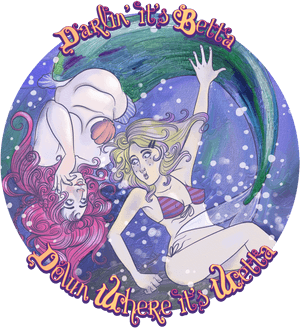 Mermaid_ Fantasy_ Underwater_ Artwork PNG image with transparent background