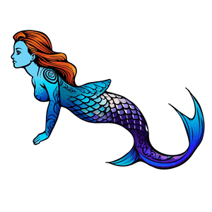 Mermaid Tattoo PNG   ljh18 PNG image with transparent background