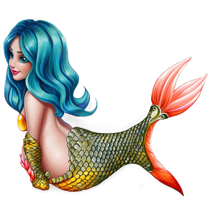 Mermaid Tattoo PNG   lwq35 PNG image with transparent background