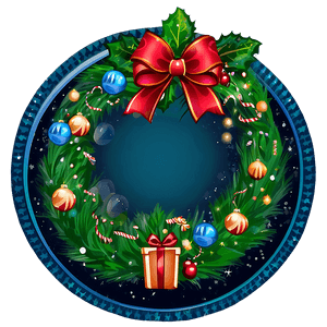Merry Christmas Frame PNG qbv PNG