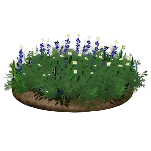 Mesa With Wildflowers Png Vtl49 PNG Image