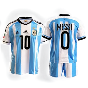 Messi Argentina Jersey Png Ebl5 PNG Image