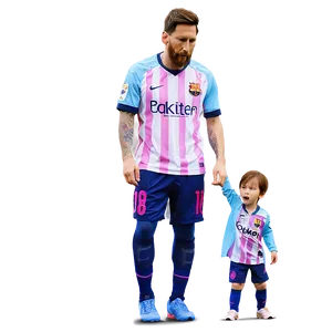 Messi Family Moment Png Spk PNG Image