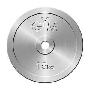 Metal Gym Weight Plate15kg PNG Image