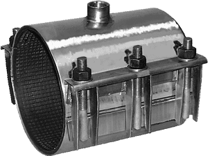 //uploads/product/500 Series 551 Full-seal All Ss Pipe - Mueller Pipe Repair Clamp, HD Png Download PNG image with transparent background