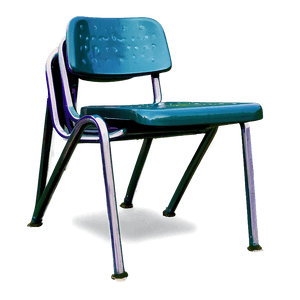 Metal School Chair PNG gtw85 PNG
