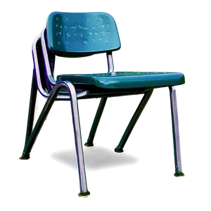 Metal School Chair Png Gtw85 PNG Image