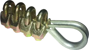 Metal Screw Clampsand Hook PNG Image